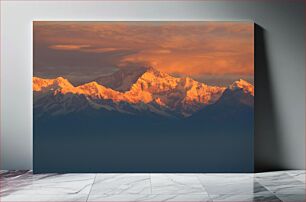 Πίνακας, Sunrise Over Snow-Capped Mountains Ανατολή ηλίου πάνω από χιονισμένα βουνά