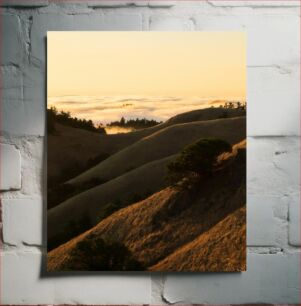 Πίνακας, Sunrise over the Hills Ανατολή του ηλίου πάνω από τους λόφους