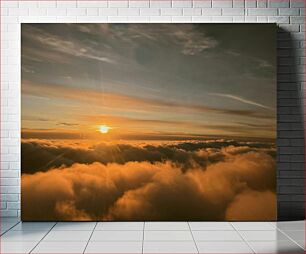 Πίνακας, Sunset Above the Clouds Ηλιοβασίλεμα πάνω από τα σύννεφα