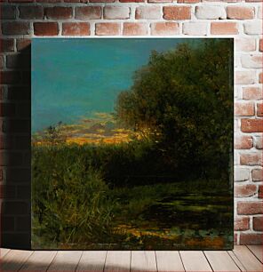 Πίνακας, Sunset and tree shade, Eduard Majsch