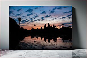 Πίνακας, Sunset at Angkor Wat Ηλιοβασίλεμα στο Angkor Wat