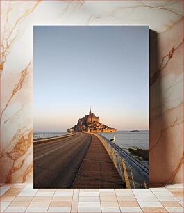 Πίνακας, Sunset at Mont Saint-Michel Ηλιοβασίλεμα στο Mont Saint-Michel