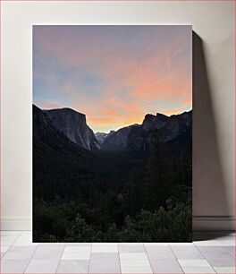 Πίνακας, Sunset at Mountain Valley Ηλιοβασίλεμα στο Mountain Valley