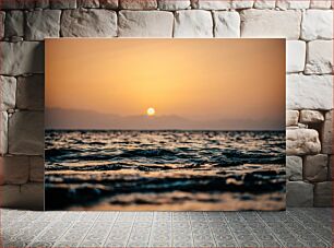 Πίνακας, Sunset at Sea Ηλιοβασίλεμα στη θάλασσα