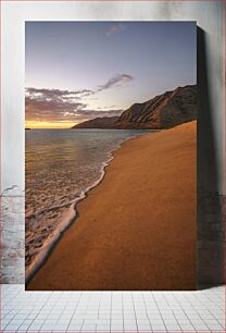 Πίνακας, Sunset at the Beach Ηλιοβασίλεμα στην παραλία