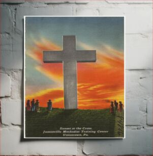 Πίνακας, Sunset at the Cross, Jumonville Methodist Training Center, Uniontown, Pa