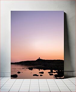 Πίνακας, Sunset at the Lighthouse Ηλιοβασίλεμα στο Φάρο
