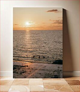 Πίνακας, Sunset at the Sea Ηλιοβασίλεμα στη θάλασσα
