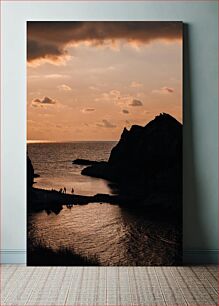 Πίνακας, Sunset at the Seaside Ηλιοβασίλεμα στην παραλία