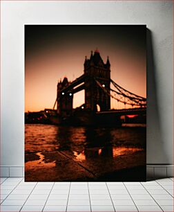 Πίνακας, Sunset at Tower Bridge Ηλιοβασίλεμα στη Γέφυρα του Πύργου