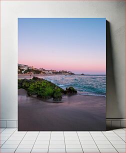 Πίνακας, Sunset Beach Scene Ηλιοβασίλεμα Παραλία Σκηνή