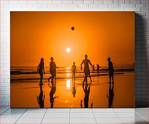 Πίνακας, Sunset Beach Soccer Sunset Beach Soccer