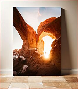 Πίνακας, Sunset between Rock Arches Ηλιοβασίλεμα ανάμεσα σε καμάρες βράχου