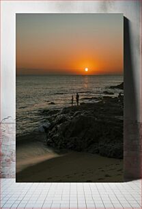 Πίνακας, Sunset by the Sea Ηλιοβασίλεμα δίπλα στη θάλασσα