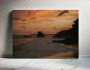 Πίνακας, Sunset by the Sea Ηλιοβασίλεμα δίπλα στη θάλασσα