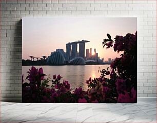 Πίνακας, Sunset in Singapore Ηλιοβασίλεμα στη Σιγκαπούρη