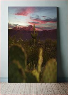 Πίνακας, Sunset in the Desert Ηλιοβασίλεμα στην έρημο