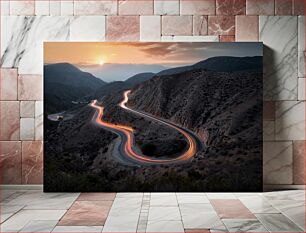 Πίνακας, Sunset Mountain Road Sunset Mountain Road