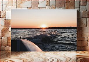 Πίνακας, Sunset on the Water Ηλιοβασίλεμα στο νερό