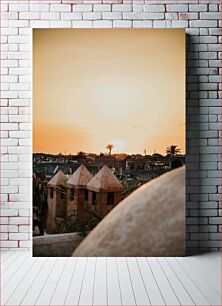 Πίνακας, Sunset over Ancient City Ηλιοβασίλεμα πάνω από την αρχαία πόλη