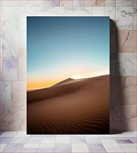 Πίνακας, Sunset Over Desert Dune Ηλιοβασίλεμα πάνω από τον αμμόλοφο της ερήμου