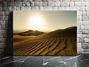 Πίνακας, Sunset over Desert Dunes Ηλιοβασίλεμα πάνω από τους αμμόλοφους της ερήμου