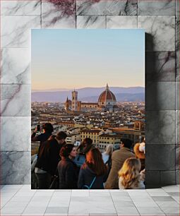 Πίνακας, Sunset Over Florence Ηλιοβασίλεμα πάνω από τη Φλωρεντία