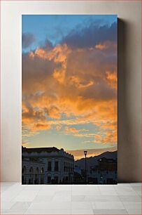 Πίνακας, Sunset Over Historic City Ηλιοβασίλεμα πάνω από την ιστορική πόλη