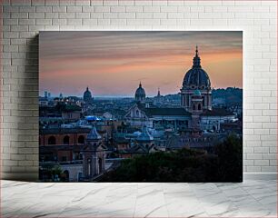 Πίνακας, Sunset Over Historic City Ηλιοβασίλεμα πάνω από την ιστορική πόλη