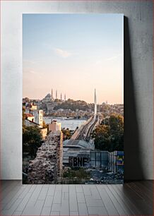 Πίνακας, Sunset over Istanbul Ηλιοβασίλεμα πάνω από την Κωνσταντινούπολη