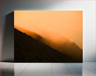 Πίνακας, Sunset Over Misty Hills Ηλιοβασίλεμα πάνω από τους Misty Hills