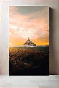 Πίνακας, Sunset Over Mont Saint-Michel Ηλιοβασίλεμα πάνω από το Mont Saint-Michel