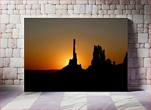 Πίνακας, Sunset Over Monument Valley Ηλιοβασίλεμα πάνω από την κοιλάδα των μνημείων