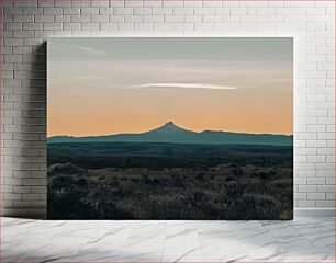 Πίνακας, Sunset Over Mountain Landscape Ηλιοβασίλεμα πάνω από το ορεινό τοπίο