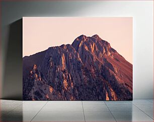 Πίνακας, Sunset Over Mountain Peaks Ηλιοβασίλεμα πέρα ​​από τις βουνοκορφές