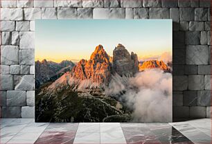 Πίνακας, Sunset Over Mountain Range Ηλιοβασίλεμα πάνω από την οροσειρά