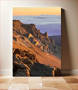 Πίνακας, Sunset Over Mountain Range Ηλιοβασίλεμα πάνω από την οροσειρά
