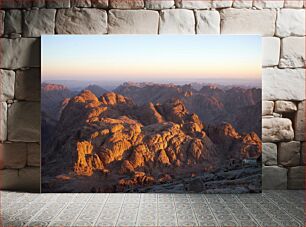 Πίνακας, Sunset Over Mountain Range Ηλιοβασίλεμα πάνω από την οροσειρά