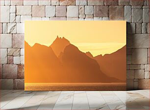 Πίνακας, Sunset Over Mountain Range Ηλιοβασίλεμα πάνω από την οροσειρά
