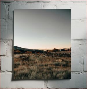 Πίνακας, Sunset Over Mountainous Field Ηλιοβασίλεμα πάνω από το ορεινό πεδίο