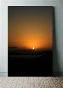 Πίνακας, Sunset Over Mountains Ηλιοβασίλεμα πάνω από βουνά