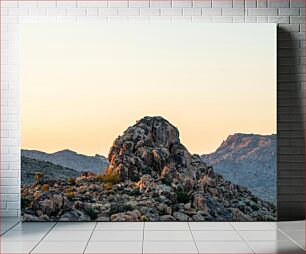 Πίνακας, Sunset Over Rocky Hills Ηλιοβασίλεμα πάνω από τους βραχώδεις λόφους