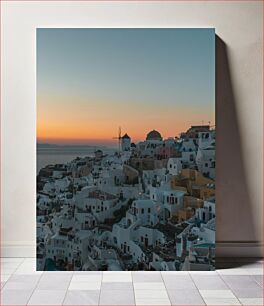 Πίνακας, Sunset Over Santorini Ηλιοβασίλεμα πάνω από τη Σαντορίνη