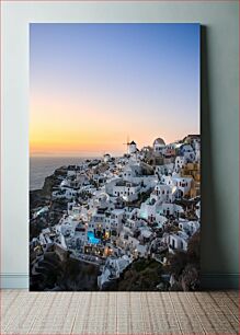 Πίνακας, Sunset Over Santorini Ηλιοβασίλεμα πάνω από τη Σαντορίνη