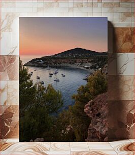 Πίνακας, Sunset Over Secluded Bay Ηλιοβασίλεμα πάνω από τον απομονωμένο κόλπο