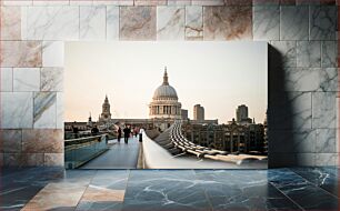 Πίνακας, Sunset Over St. Paul's Cathedral Ηλιοβασίλεμα πάνω από τον καθεδρικό ναό του Αγίου Παύλου