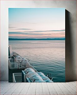 Πίνακας, Sunset Over the Calm Sea Ηλιοβασίλεμα πάνω από την ήρεμη θάλασσα