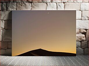 Πίνακας, Sunset Over the Dunes Ηλιοβασίλεμα πάνω από τους αμμόλοφους