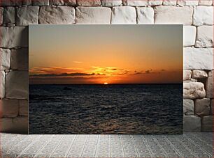 Πίνακας, Sunset Over the Ocean Ηλιοβασίλεμα πάνω από τον ωκεανό