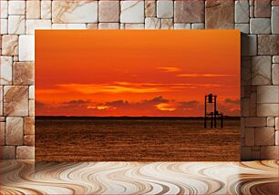 Πίνακας, Sunset over the Sea Ηλιοβασίλεμα πάνω από τη θάλασσα